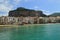 La Rocca and The Lungomare at Cefalu, Sicily Italy