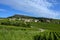 La Roche de SolutrÃ© in the Burgundy vineyards around the village of SolutrÃ©-Pouilly