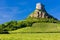 La Roche de SolutrÃ© with vineyards, Burgundy, France