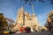 La Sagrada Familia - the impressive cathedral designed by Gaudi