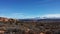 La Sal Mountain Snow-Capped Peaks Seen From Arches National Park Moab Utah