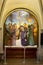 La Salette, France, June 26, 2019: Sanctuary of the Mother of God Weeping, interior of the church