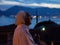 LA SERRA, LIGURIA, ITALY â€“ JUNE 23, 2019: Priest in religious festival procession for Corpus Christi, Infiorata