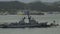 La Spezia harbor, view of Italian naval ship, water transportation, warship