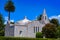 La toja island Toxa Chapel made of sea shells