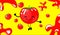 La Tomatina Festival Tomatoes Festival, background, flat cartoon vector illustration