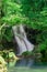 La Vaioaga waterfall encountered while trekking on Nera Gorges during summer, Romania