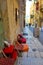 La Valletta Cafe Entrance, Sidewalk Steps Area, Outdoor Section, Malta, Travel Europe