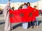 Laayoune, Morocco - 1 December 2022 : Moroccan people celerating the qualification of the national team of Morocco in the worldcup