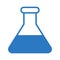 Lab glyph colour vector icon