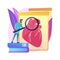 Lab-grown organs abstract concept vector illustration