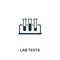 Lab Tests icon. Premium style design from healthcare icon collection. Pixel perfect Lab Tests icon for web design, apps, software