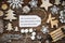 Label, Christmas Decoration, Gutes Neues Means Happy New Year, Snowflakes