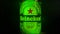 Label of Heineken Lager Beer. Static video of label on Bottle of Heineken Lager Beer on black background.