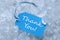 Label On Ice With Thank You