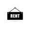 Label icon for the items to be leased or rented