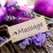 Label, massage