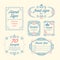 Label Vintage Design Labels infographic template