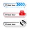 Labels - stickers for virtual tour