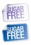 Labels for sugar free food