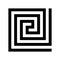 Labirinth greek symbol. Greek key. Typical egyptian, assyrian and greek motives vector symbol.