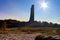 LABOE, GERMANY - Nov 08, 2020: Huge world war monument at the beach of Laboe in Germany