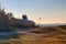 LABOE, GERMANY - Nov 08, 2020: Nice view at the submarine U-995 at the beach of Laboe in German