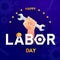 Labor day in America background design vector template graphic or banners  illustrations