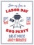 Labor Day barbecue party background.
