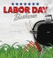 Labor Day BBQ Barbecue Invitation