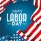 Labor day card design, vector illustration.