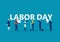 Labor day employment occupation national celebration,  city construction background illustration