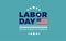 Labor Day logo background USA - background, stars, stripes texture, the United States flag - labor day sale vector