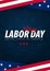 Labor Day sale promotion, advertising, poster, banner, template with American flag. American labor day wallpaper. Voucher discount