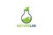 Laboratory ecology vector logo