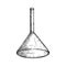 Laboratory equipment sketch. Hand drawn glass beaker flask illustration. Chemical or medicine lab measuring equipment drawing.