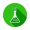 laboratory experience green icon in Badge style with shadow