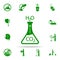 laboratory experience green icon. greenpeace icons universal set for web and mobile