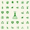 laboratory experience green icon. greenpeace icons universal set for web and mobile