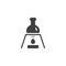 Laboratory experiment vector icon