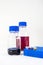 Laboratory flasks and eppendorf tubes