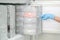 Laboratory freezer for keep isolated pathogen