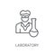 Laboratory icon. Trendy Laboratory logo concept on white backgro