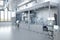 Laboratory interior or manufacturing factory with space