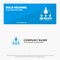 Laboratory, Lab, Man, Experiment, Scientist SOlid Icon Website Banner and Business Logo Template