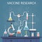 Laboratory Research. Medical Research. Testing of vaccine