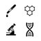 Laboratory. Simple Related Vector Icons