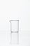 Laboratory Supplies. Transparent Glass On White Background