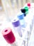 Laboratory test tubes abstract