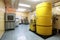a laboratory for testing and disposing of nuclear waste with specialized equipment